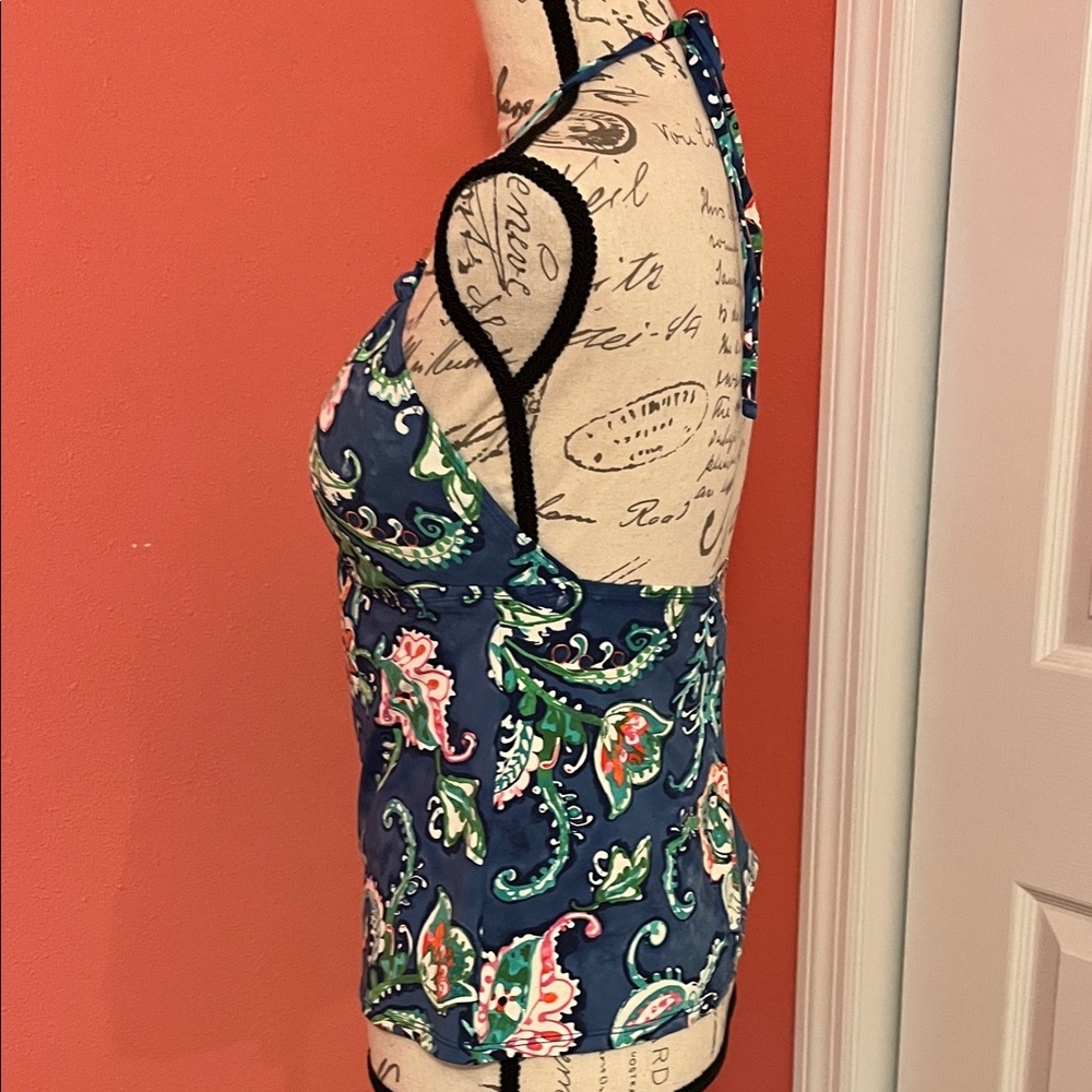RALPH LAUREN Floral Halter Tankini Top - Picture 4 of 8